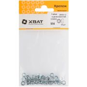 XВАТ Гайка оцинкованная М4 ( фасовка 35 шт ) DIN 934
