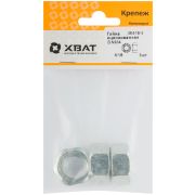 XВАТ Гайка оцинкованная М18 DIN 934 (фасовка 3 шт.)