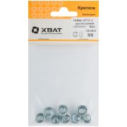 XВАТ Гайка шестигранная с фланцем (DIN 6923) М6 (фасовка 8 шт)