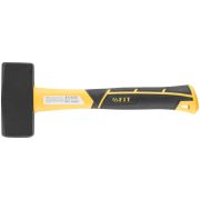 FIT Кувалда кованая, фиберглассовая усиленная ручка Профи 1,5 кг
