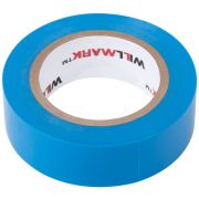 WILLMARK Изолента ПВХ самозатухающая WILLMARK  19 мм х 0,16 мм х 10 м  ( синяя )
