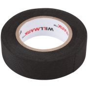 WILLMARK Лента тканевая ( полиэстер ) WILLMARK  19 мм х 0,27 мм х 10 м ( черная )