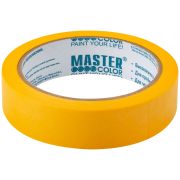 MASTER COLOR Лента малярная золотистая, рисовая бумага, термостойк. до 120°C, УФ-стойкость до 30 дней, 24 мм х 25 м
