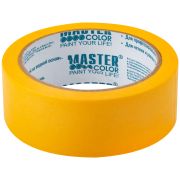 MASTER COLOR Лента малярная золотистая, рисовая бумага, термостойк. до 120°C, УФ-стойкость до 30 дней, 36 мм х 25 м