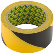 FIT Лента разметочная, клейкая (черно-желтая) 50 мм х 25 м