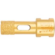 FIT Коронка кольцевая для УШМ, М14, по керамограниту, камню и кафелю алмазная, вакуумное спекание 16х60 мм