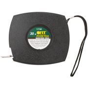 FIT Рулетка, черный закрытый пластиковый корпус, стальная лента 30 м