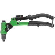 FIT Заклепочник комбинированный Профи с поворотным механизмом 0-360 гр., для резьбовых заклепок  М3-М6 и вытяжных заклепок 2,4-4,8 мм (270 мм), кейс