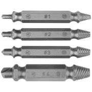 FIT Набор экстракторов двусторонних Профи, сталь S2, 4 шт.