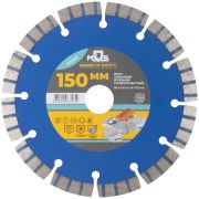 MOS Диск отрезной алмазный турбо-сегментный, 150 x 2,3-2,4 x 10 x 22.2 мм