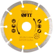 FIT Диск отрезной алмазный сегментный (сухая и влажная резка)  125х2,0х7,5х22,2 мм