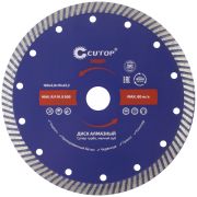 CUTOP Диск отрезной алмазный сверхтонкий, супер-турбо, мелкий зуб CUTOP, 180 x 2.8 x 10 x 22.2 мм