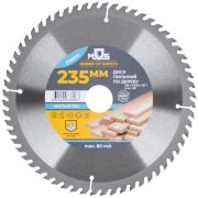 MOS Диск пильный для циркулярных пил по дереву, 235 x 32 x 60T + кольцо 32/30