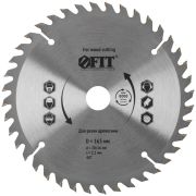 FIT Диск пильный для циркулярных пил по дереву 165 х 20/16 х 40T