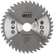 FIT Диск пильный для циркулярных пил по дереву 200 х 32/30 х 40T