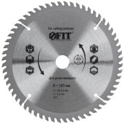 FIT Диск пильный для циркулярных пил по ламинату 185 х 20/16 х 60T
