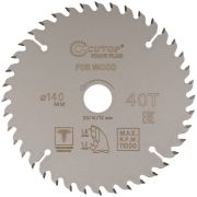 CUTOP Диск пильный по дереву с тефлоновым покрытием 40Т, CUTOP Profi plus, 140 х 1,2/1,8 х 20/16/12 мм