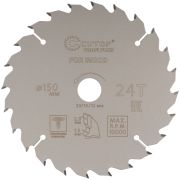 CUTOP Диск пильный по дереву с тефлоновым покрытием 24Т, CUTOP Profi plus, 150 х 1,3/2,0 х 20/16/12 мм