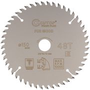 CUTOP Диск пильный по дереву с тефлоновым покрытием 48Т, CUTOP Profi plus, 150 х 1,3/2,0 х 20/16/12 мм