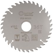 CUTOP Диск пильный по дереву с тефлоновым покрытием 36Т, CUTOP Profi plus, 160 х 1,3/2,0 х 30/25,4/20/16 мм