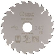 CUTOP Диск пильный по дереву с тефлоновым покрытием 24Т, CUTOP Profi plus, 165 х 1,3/2,0 х 30/25,4/20/16 мм
