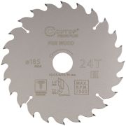 CUTOP Диск пильный по дереву с тефлоновым покрытием 24Т, CUTOP Profi plus, 185 х 1,3/2,0 х 30/25,4/20/16 мм