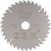CUTOP Диск пильный по дереву с тефлоновым покрытием 36Т, CUTOP Profi plus, 185 х 1,3/2,0 х 30/25,4/20/16 мм