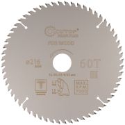 CUTOP Диск пильный по дереву с тефлоновым покрытием 60Т, CUTOP Profi plus, 216 х 1,5/2,2 х 32/30/25,4/20 мм