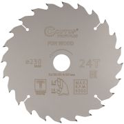 CUTOP Диск пильный по дереву с тефлоновым покрытием 24Т, CUTOP Profi plus, 230 х 1,6/2,4 х 32/30/25,4/20 мм