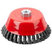 FIT Корщетка-чашка, гайка М14, стальная витая проволока 150 мм