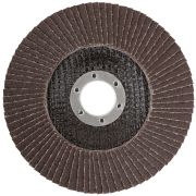 FIT Круг лепестковый торцевой кальцинированный, 125 мм   Р 80