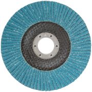 FIT Круг лепестковый торцевой циркониевый плоский, 125 мм  P 60