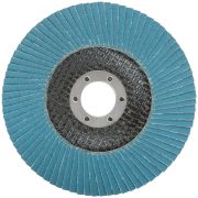 FIT Круг лепестковый торцевой циркониевый плоский, 125 мм P 120