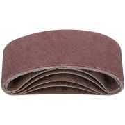 FIT Ленты шлифовальные бесконечные, водостойкие, на тканевой основе, 5 шт., 75х457 мм  Р 40