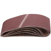 FIT Ленты шлифовальные бесконечные, водостойкие, на тканевой основе, 5 шт., 75х457 мм Р 120