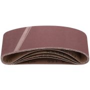 FIT Ленты шлифовальные бесконечные, водостойкие, на тканевой основе, 5 шт., 75х457 мм Р 150