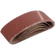 FIT Ленты шлифовальные бесконечные, водостойкие, на тканевой основе, 5 шт., 75х533 мм  Р 40