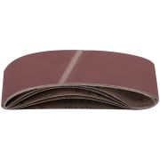 FIT Ленты шлифовальные бесконечные, водостойкие, на тканевой основе, 5 шт., 75х533 мм Р 150