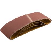 FIT Ленты шлифовальные бесконечные, водостойкие, на тканевой основе, 5 шт., 75х533 мм Р 320