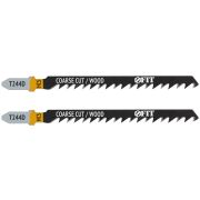 FIT Полотна по дереву, HCS, разведенные, шлифованные зубья 100/74/4,2 мм (T244D), 2 шт.