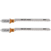 FIT Полотна по дереву, HCS, остроконечные зубья, 82/56/1,4 мм (Т101AO),2 шт.