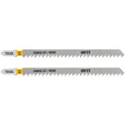 FIT Полотна по дереву, HCS, шлифованные под свободным углом зубья, 132/106/4 мм (T301DL), 2 шт.