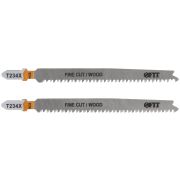 FIT Полотна по дереву, HCS, шлифованные под свободным углом зубья, 116/91 мм, переменный шаг (T234X), 2 шт.