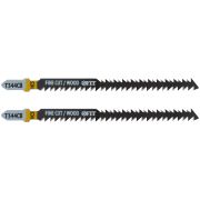 FIT Полотна по дереву двусторонние, HCS, шлифованные под свободным углом зубья, 116/90 мм (T344CB), 2 шт.