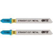 FIT Полотна по металлу, HSS, фрезерованные, волнистые зубья, 76/51/0,7 мм (Т118G), 2 шт.