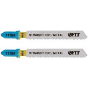 FIT Полотна по металлу, HSS, фрезерованные, волнистые зубья, 76/51/1,2 мм (T118A), 2 шт.