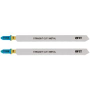 FIT Полотна по металлу, HSS, фрезерованные, волнистые зубья, 132/106/1,2 мм (T318A), 2 шт.