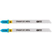 FIT Полотна по металлу, полимерным и эпоксидным материалам, HSS, фрезеров. зубья, 100/74/3 мм (T127DF), 2 шт.