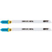 FIT Полотна по металлу, полимерным и эпоксидным материалам, HSS, фрезеров. зубья, 100/74/3 мм (T227DF), 2 шт.