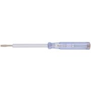 FIT Отвертка индикаторная, белая ручка, 100-500 В, 190 мм